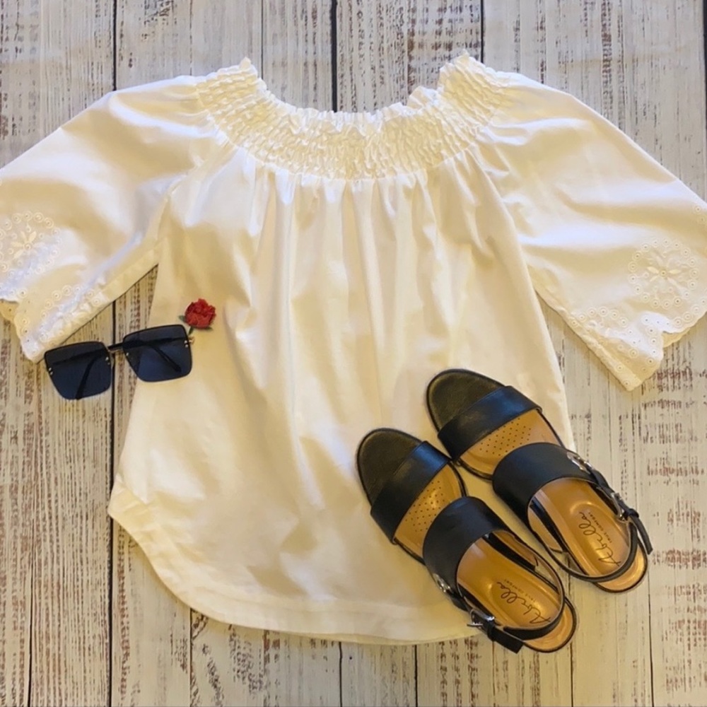 NY&CO Off-the-Shoulder Bell Sleeve Top